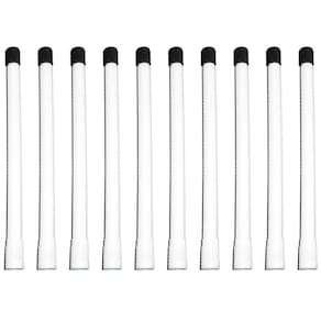 10 Prolongador Extensão Rígida Plástico 115Mm Bico De Roda