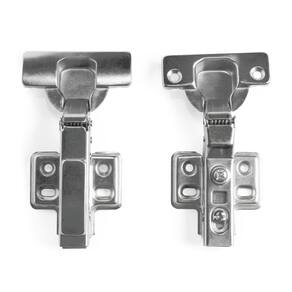 Kit 3 Dobradiças Inox Curva com Amortecedor 35mm