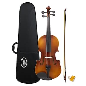 Viola Clássica Envelhecida AL 1310 4/4 E Alan Com Case Arco Breu Cavalete