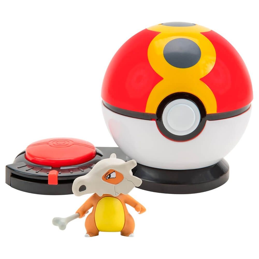 Jogo de Boneco Pokémon Surprise Attack Game - Cubone + Bola de Repetição | Jazwares