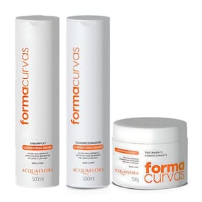 Kit Acquaflora Forma Curvas Com 3 Tratamento Condicionante