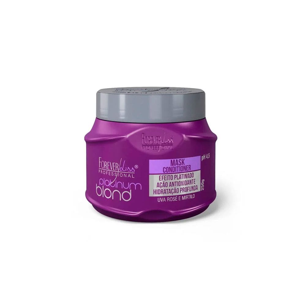 Máscara Matizadora Platinum Blond Forever Liss 250g