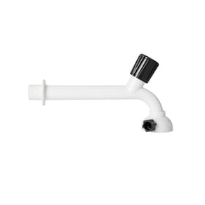Torneira Cozinha Reboucas 15cm 1/2-3/4 Branca com Chuveiro/Jato