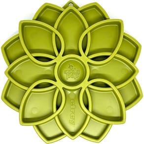 Comedouro Lento Mandala eTray SodaPup Tigela de Enriquecimento Interativo Para Cachorro - Verde