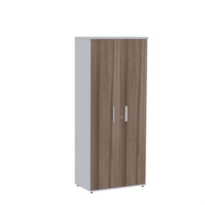 Armário para Escritório Alto 02 Portas Pivotante Aac1600 Cinza/Walnut