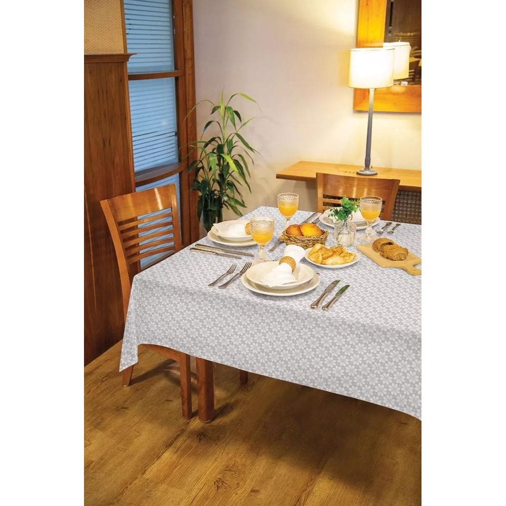 Toalha Mesa Super Pratica Quadrada 4 Lugares Dalia 140X140M