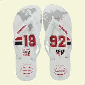 Chinelo Havaianas Top Times Branco