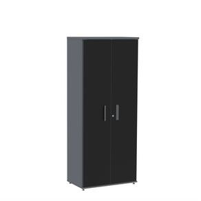 Armário para Escritório Alto 02 Portas Pivotante Aac1600 Grafito/Preto