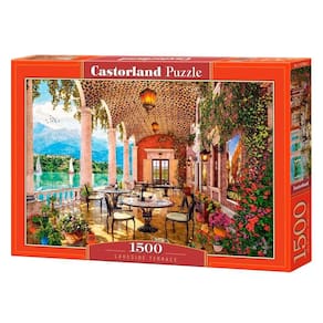 Puzzle 1500 Peças Terraço A Beira Do Lago - Imp. Castorland