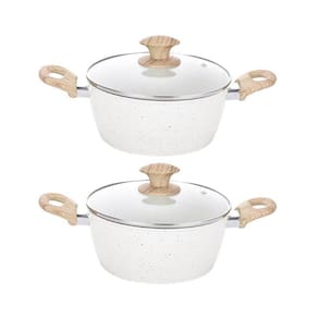Kit 2 Caçarolas Indução Cerâmica 3,7Mm 24Cm Class Não Gruda