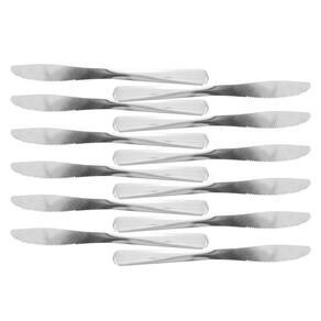 Kit 12 Facas Sobremesa Inox 18Cm Restaurante Bar Buffet