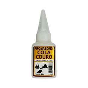 Cola Tenis Borracha Couro Bico Anti Entupimento 20G