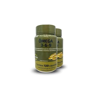 2X Omega 3 6 9 Borragem E Linhaca Hf Suplementos 120Caps