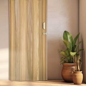 Kit com 2 Portas Sanfonadas de PVC 210x72cm Bariri Cerejeira