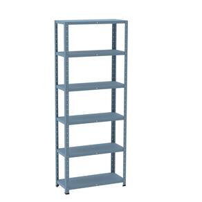 Estante com Estrutura Metalica Armazenagem Pre Mold 2000mm S/ref Epl-6a-vu Azul Dali