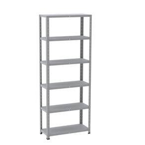 Estante com Estrutura Metalica Armazenagem Pre Mold 2000mm S/ref Epl-6a-vu Cinza