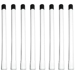 8 Prolongador Extensão Rígida Plástico 150mm Bico De Roda