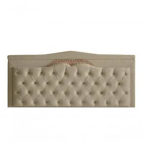 Cabeceira De Cama Box Painel Helena Queen 160 Cm Retro Capitonê Botão Encapados Suede Bege Eli Móveis