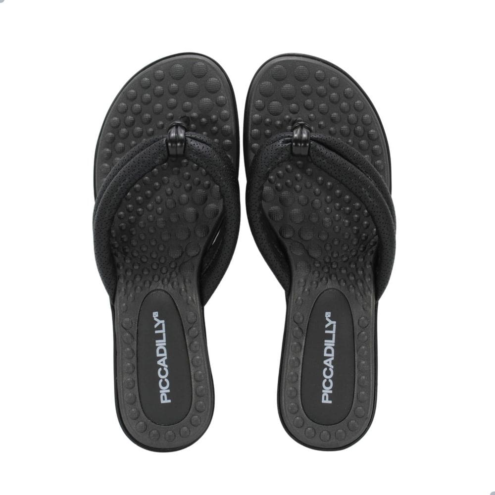 Tamanco Rasteira Piccadilly Preto