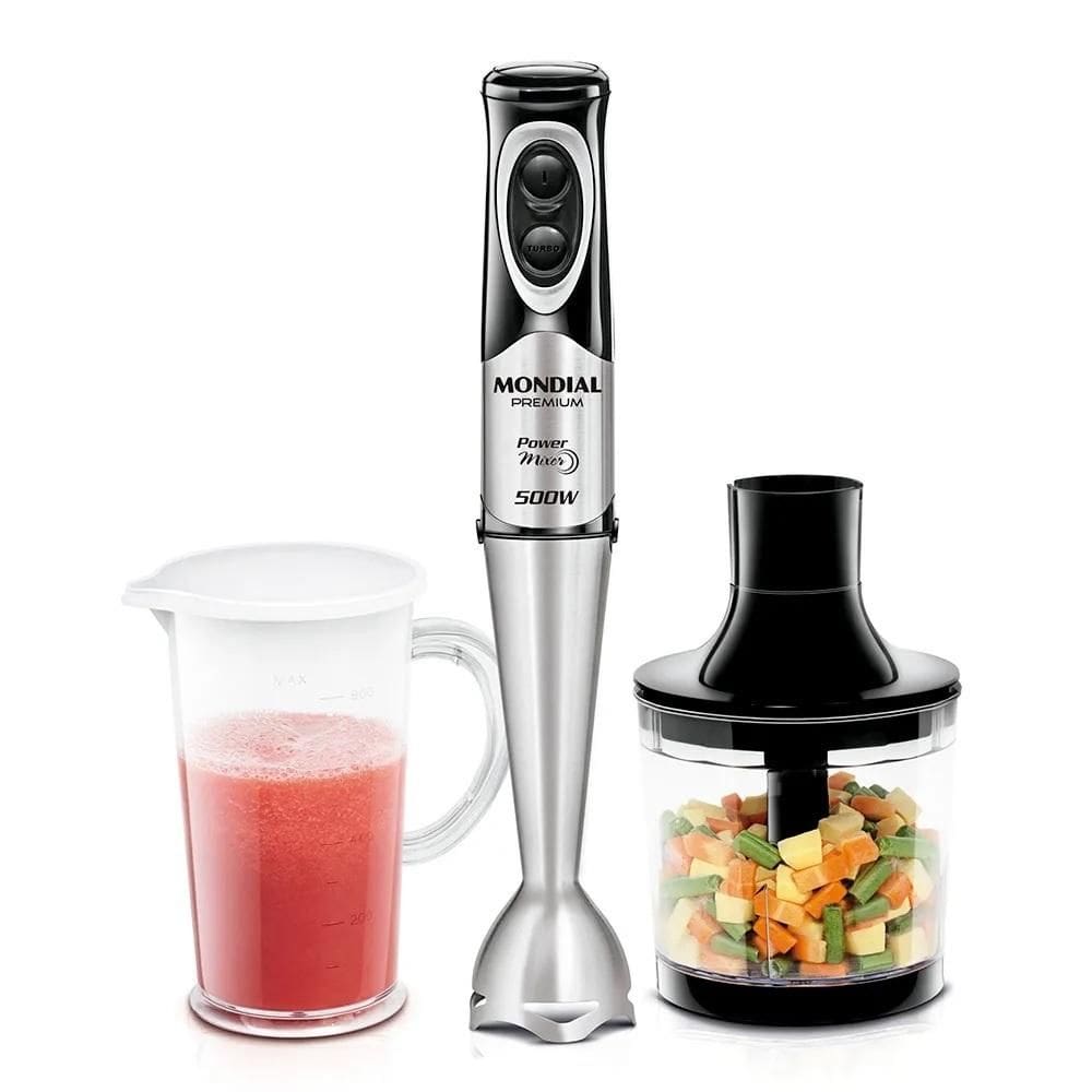 Mixer 500W Power M-07 220V, Preto/Inox, MONDIAL