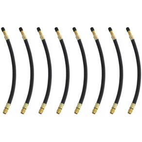 8 Prolongador Extensão Flexível Borracha 210Mm Bico De Roda