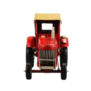 Miniatura Trator Vermelho 19x27x15cm - Retrô - Tudo em Caixa