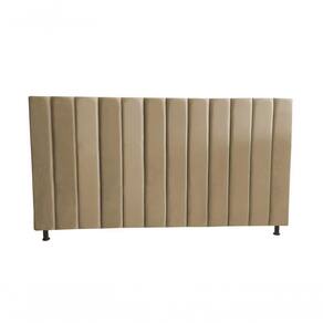 Cabeceira De Cama Box Estofada Gabi Queen 160 Cm Suede Bege Eli Móveis