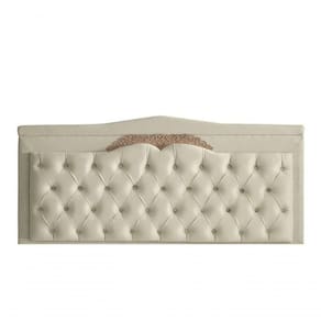 Cabeceira De Cama Box Painel Helena Queen 160 Cm Retro Capitonê Botão Encapados Suede Porcelana Eli Móveis