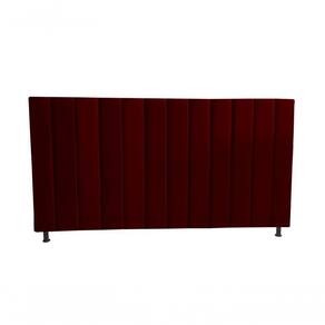 Cabeceira De Cama Box Estofada Gabi Queen 160 Cm Suede Bordo Eli Móveis