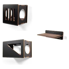 Playground Juca para Gatos Grandes Preto