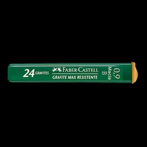Grafite Técnico Polymer 0.9mm Faber-Castell Tubo c/ 24Minas