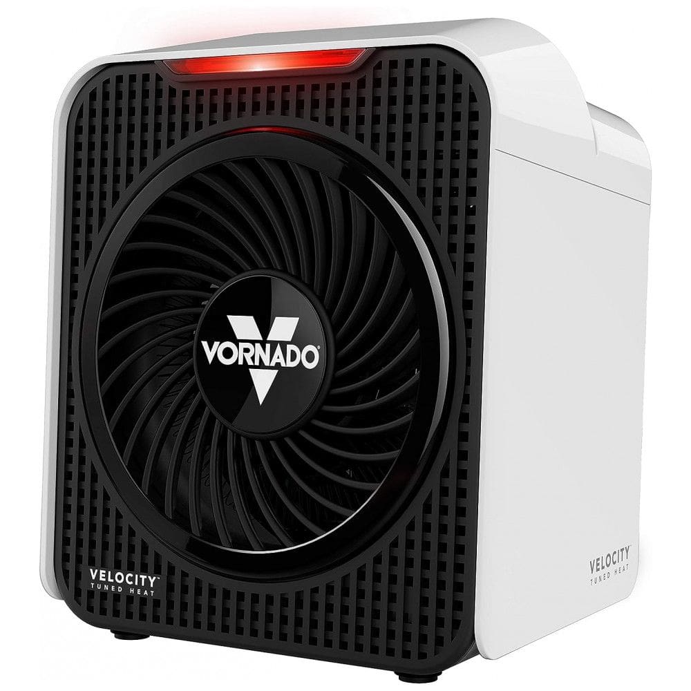 Aquecedor Elétrico Portátil, 2 Configurações de Aquecimentos e Recursos de Segurança, 110V 750W, VORNADO Velocity 1R, Branco