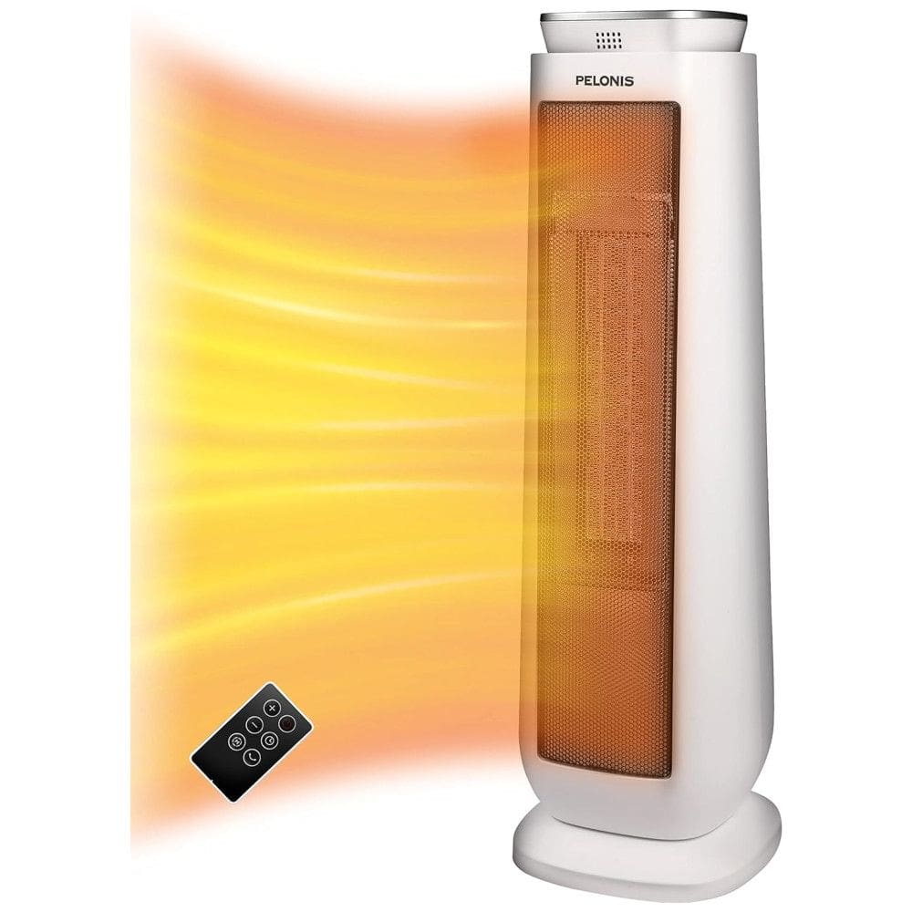 Aquecedor Elétrico Cerâmico com Controle Remoto, 1500W, 110v, PELONIS PHTPU1501, Branco
