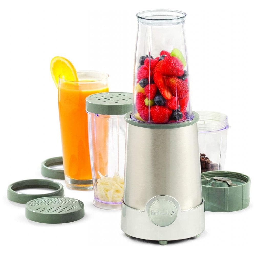Liquidificador Portátil em Aço Inoxidável, 285W, 110v, BELLA BLA13330, Prateado
