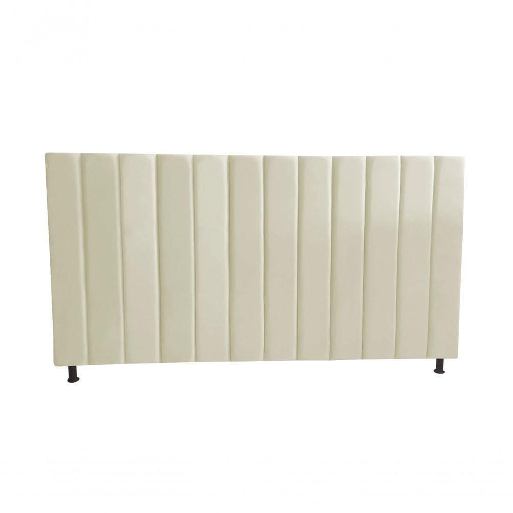 Cabeceira De Cama Box Estofada Gabi Casal 140 Cm Suede Porcelana Eli Móveis
