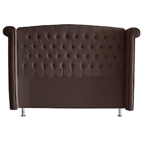 Cabeceira De Cama Box Luxo Casal 140 Cm Suede Rosê Eli Móveis