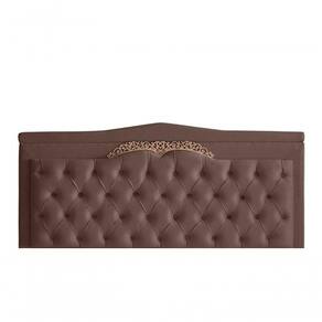 Cabeceira De Cama Box Painel Helena King 195 Cm Retro Capitonê Botão Encapados Suede Rosê Eli Móveis
