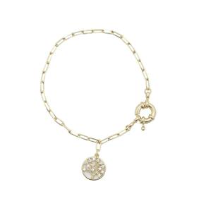 Pulseira Árvore da Vida Folheado a Ouro 18K