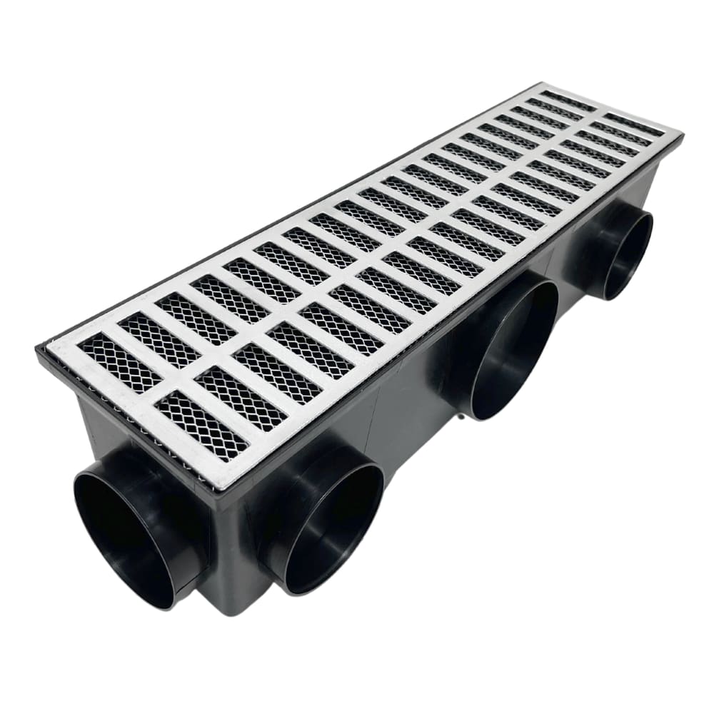 Ralo 15x50 Multi Conectável Grelha em Aluminio 11 Saídas