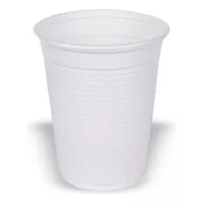 100 Unidades Copos Descartáveis Branco 200 ml Sem Tampas
