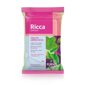 Lenco De Limpeza Facial 20Pcs - Ricca 3712