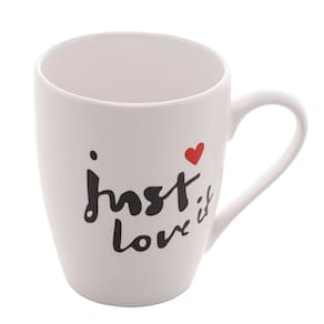 Caneca Porcelana Just Love It 350ml Lyor