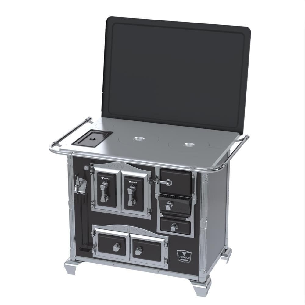 Fogao a Lenha N 2 Gab Sec Xv Chapa de Aluminio Preto