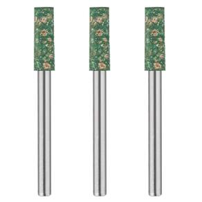 Kit 3 Pontas Montadas 4Mm Borracha Gergelim Com Haste 3Mm