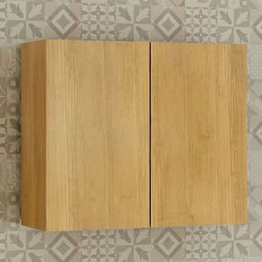 Armáro Aéreo de Cozinha 80cm Dakota 2 Portas Cinamomo - Valdemóveis