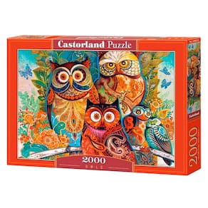 Puzzle 2000 peças Corujas - Imp. Castorland
