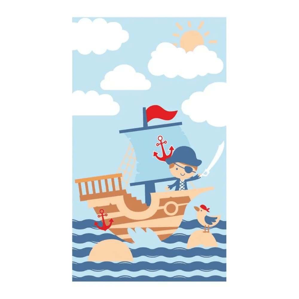 TOALHA KIDS BUBLIM BABY FELPUDA 70CM x 1,20M ESTAMPADA