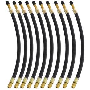 10 Prolongador Extensão Flexível Borracha 270mm Bico De Roda