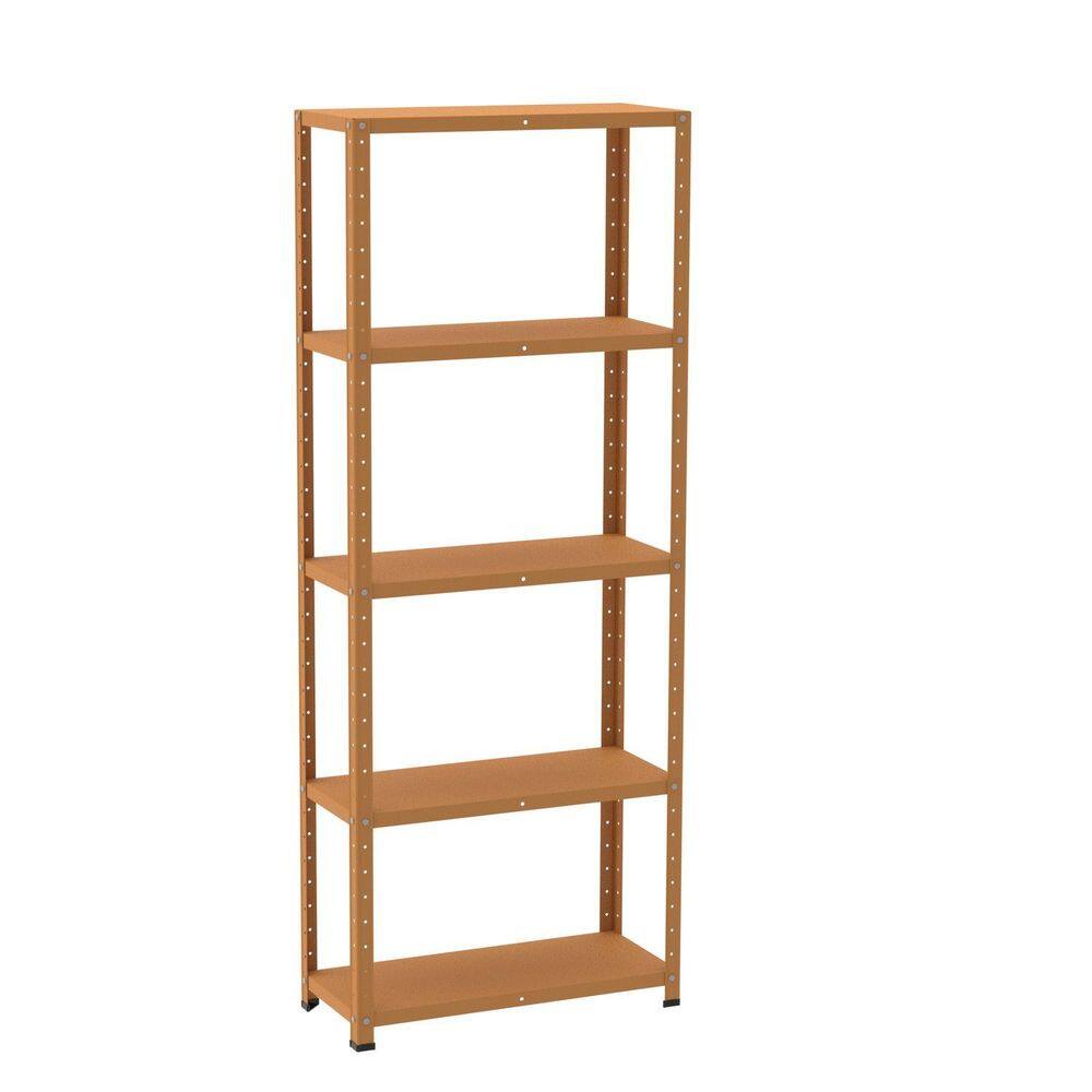 Estante com Estrutura Metalica Armazenagem Pre Mold 2000mm S/ref Epl-5a-vu Laranja Picasso