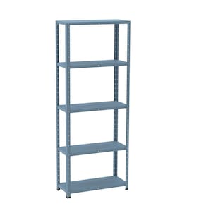Estante com Estrutura Metalica Armazenagem Pre Mold 2000mm S/ref Epl-5a-vu Azul Dali
